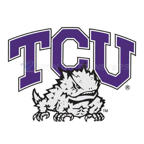 TCU Horned Frogs Logo T-shirts Iron On Transfers N6423 - Click Image to Close